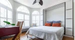 Wallbe king size murphy bed closed cabinet