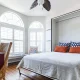 Wallbe king size murphy bed closed cabinet